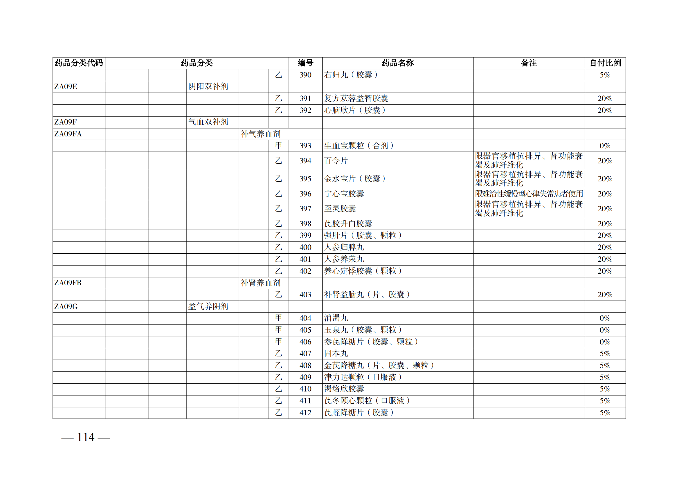 （湘醫(yī)保發(fā)〔2023〕13號）《關(guān)于執(zhí)行國家基本醫(yī)療保險、工傷保險和生育保險藥品目錄（2022年）的通知》(1)(1)_119.png